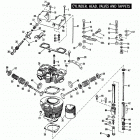 XLCR-1000 7FH8 Sportster 1000 (1978) (Cafe Racer) CYLINDER, HEAD, VALVES AND TAPPETS