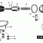 XLCR-1000 7FH8 Sportster 1000 (1978) (Cafe Racer) STARTER SWITCHES