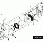 XLCR-1000 7FH8 Sportster 1000 (1978) (Cafe Racer) Передний суппорт
