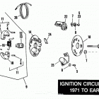 FX-1200 2CH8 Super Glide 1200 (1978) IGNITION CIRCUIT BREAKER - 1971 TO EARLY 1978