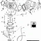 FLH-1200 Electra Glide (1978) CARBURETOR - 1976 TO EARLY 1978