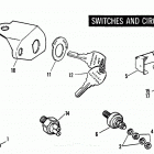 XLCR-1000 7FH8 Sportster 1000 (1978) (Cafe Racer) SWITCHES AND CIRCUIT BREAKERS