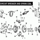 XLCR-1000 7FH8 Sportster 1000 (1978) (Cafe Racer) IGNITION CIRCUIT BREAKER AND SPARK COIL