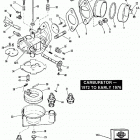 XLCH-1000 4AH5 Sportster 1000 (1975) CARBURETOR - 1972 TO EARLY 1976