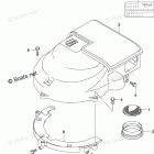 DF 175TXZW Silencer / Ring Gear Cover (DF175Z E03)