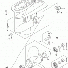 DF40AT,50AT,AVT,60AT,AVT Gear case (df60a e03)