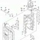 DF250/DF300 AP Корпус Дросселя