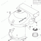 DF 150ZGL Silencer / Ring Gear Cover (DF175ZG E03)