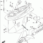 DF 150TX Gear Case (DF150Z E03)