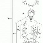 DF70A,80A,90A Двигатель силового привода PTT