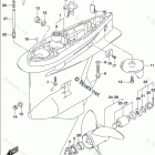 DF 150ZGL Gear Case (DF175Z E03)