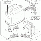 DF150/DF175 T, Z, ST,TG,ZG, Engine cover (for 0ep) (df175z e03)
