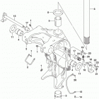 DF250/DF300 AP Swivel bracket (l)  (df300a e03)