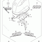 DF 200ATX Engine Cover (For Y5S) (DF200AT E03)