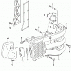 DF40AT,50AT,AVT,60AT,AVT Intake manifold  /  silencer  /  exhaust cover (df50avt ...