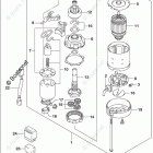 DF 200TX STARTING MOTOR