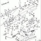 DF 80ATL Opt:Tiller Handle