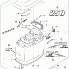 DF 250STL Engine Cover (For 0EP) (DF250ST E03)