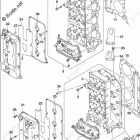 DF 300APL CYLINDER HEAD