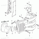 DF 40ATL Intake Manifold / Silencer / Exhaust Cover (DF40A E03)