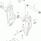 DF150/DF175 T, Z, ST,TG,ZG, Clamp bracket (df175z e03)