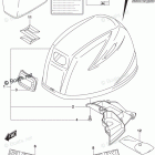 DF 25ATHS Engine Cover (DF25AT P03)