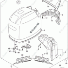 DF 175TGXZ Engine Cover (For 0EP) (DF175ZG E03)