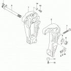 DF40AT,50AT,AVT,60AT,AVT Clamp bracket (df60avt e03)