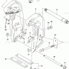 DF 225TX Clamp Bracket Transom(X,XX) (DF225Z E03)