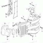 DF 60ATL Intake Manifold / Silencer / Exhaust Cover (DF60AVT E03)