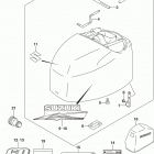 DF40AT,50AT,AVT,60AT,AVT Engine cover (df60avt e03)