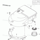 DF 150ZGX Silencer / Ring Gear Cover (DF175T E03)