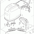 DF 150STX Engine Cover (For 0EP) (DF150TG E03)