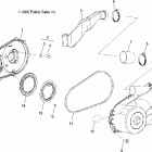 R07RB50AA/RH50AA RANGER 500 2X4/4X4 Clutch, cover