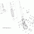 R07RF68AD/AF RANGER 700 EFI 6X6 Strut, front