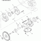 R07RB50AA/RH50AA RANGER 500 2X4/4X4 Маслянный насос