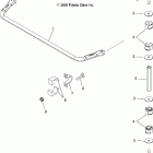 R07RB50AA/RH50AA RANGER 500 2X4/4X4 Stabilizer bar, rear
