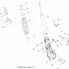 R07RB50AA/RH50AA RANGER 500 2X4/4X4 Strut, front