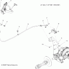 R07RB50AA/RH50AA RANGER 500 2X4/4X4 Brake, park (built after 1 / 15 / 07)