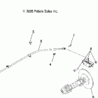 R07RB50AA/RH50AA RANGER 500 2X4/4X4 Brake, park (built before 1 / 15 / 07)