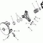 R07RB50AA/RH50AA RANGER 500 2X4/4X4 Сцепление- вариатор