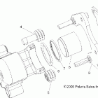 R07RB50AA/RH50AA RANGER 500 2X4/4X4 Brake caliper, front
