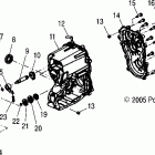R06RF68AA RANGER 6x6 EFI 700 Редуктор