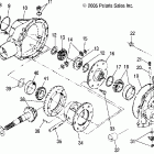R07RB50AA/RH50AA RANGER 500 2X4/4X4 Gearcase, rear (built before 1 / 15 / 07)