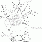 R07RB50AA/RH50AA RANGER 500 2X4/4X4 Engine, intake and exhaust