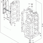 DF 115ATLSS Cylinder Block (DF115AT E03:From VIN.510121)