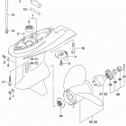 DF70AT 80AT 90AT Gear case (df90a e03)