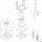 DF25A,AR,AT,AQH DF30AT,ATH Водяной насос