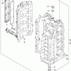 DF 115ASTL Cylinder Block (DF115AZ E03:From VIN.510004)