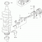 DF70AT 80AT 90AT Коленвал
